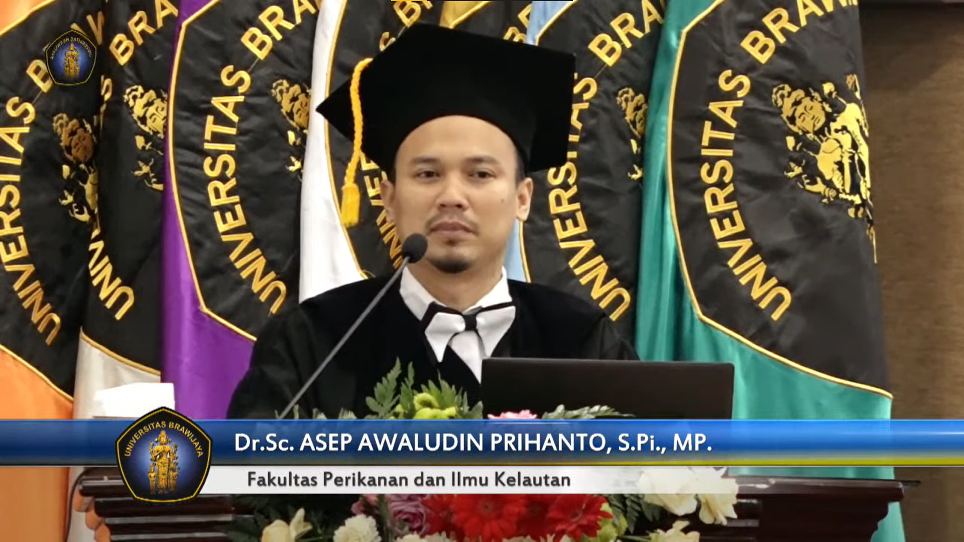 Pengukuhan Profesor Dr.Sc Asep Awaludin Prihanto